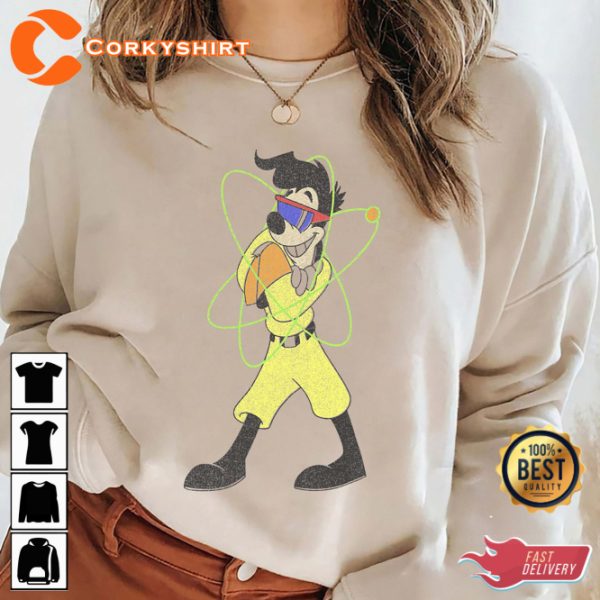 Disney Fancy Hight-Tech Goofy Movie Powerline Portrait T-shirt