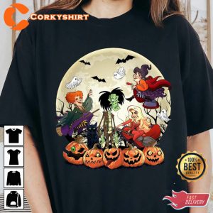 Disney Hocus Pocus Halloween Sanderson Sisters T-Shirt