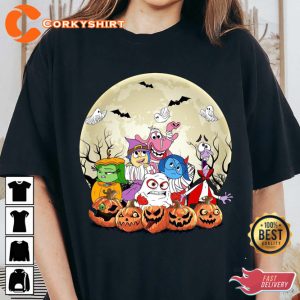 Disney Inside Out Mummy Halloween Joy Anger T-Shirt