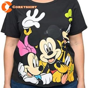 Disney Mickey Minnie Mouse Goofy Pluto Unisex T-Shirt