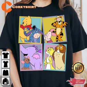 Disney Winnie The Pooh Eeyore Tigger Piglet Halloween Gift T-Shirt