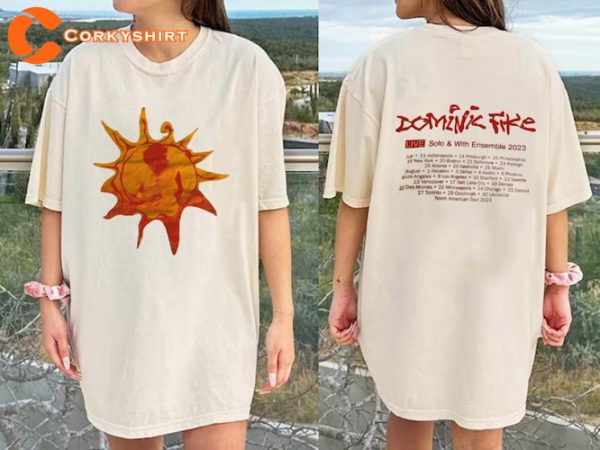 Dominic Fike Sunburn Album Dont Forget About Me Comic Concert T-Shirt