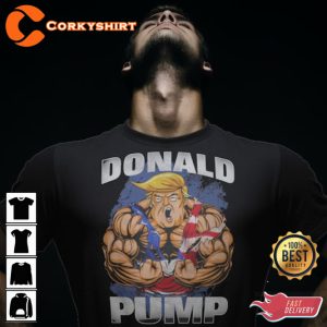 Donald Pump Smashing Gym Work Out Gift Funny Pump Cover T-Shirt