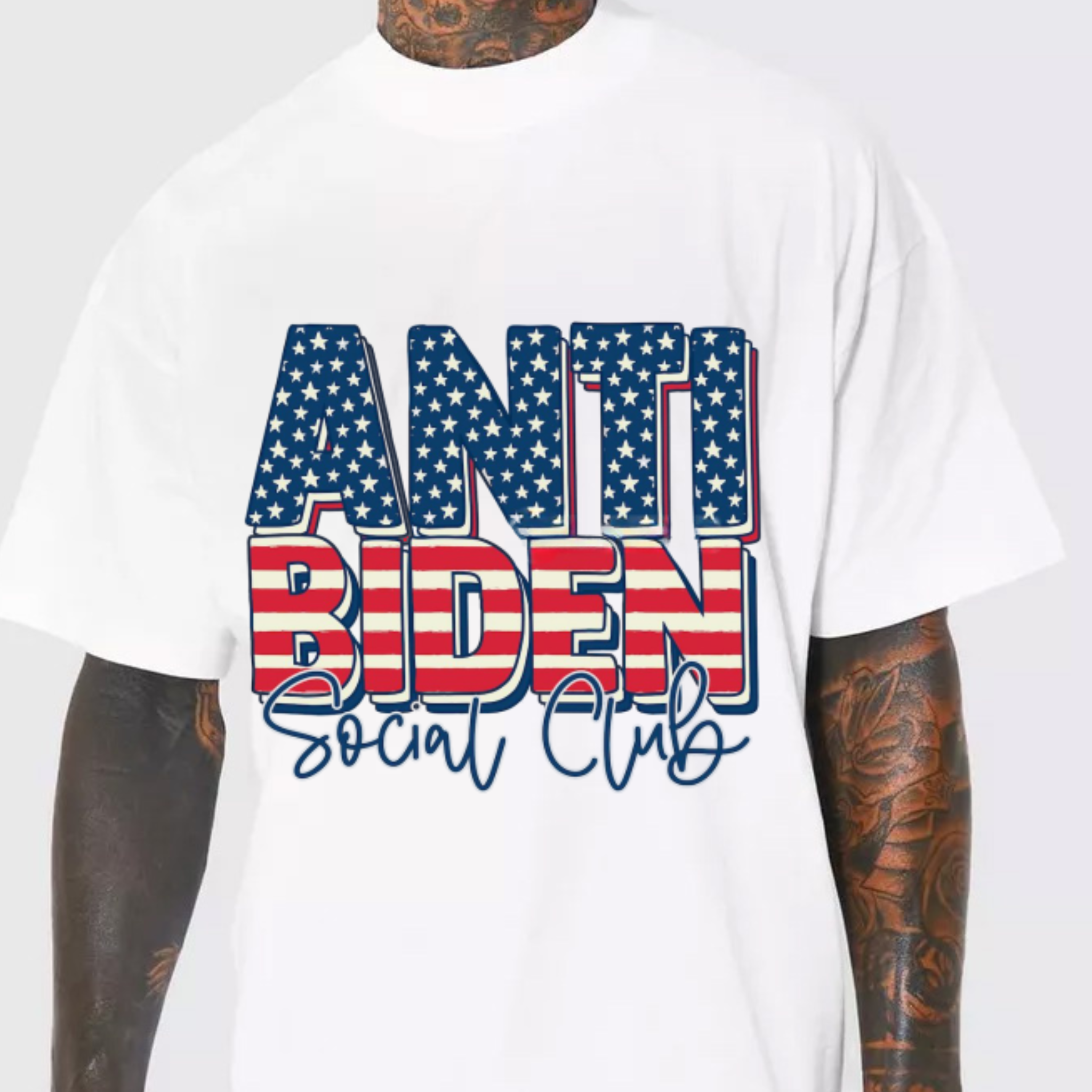 Donald Trump 2024 Parody Anti Biden Social Club Unisex T-Shirt