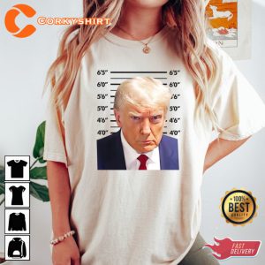 Donald Trump Mugshot Photo 2023 Trump Meme T-Shirt