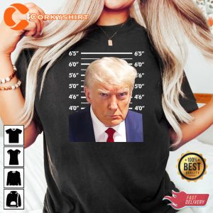 Donald Trump Mugshot Photo 2023 Trump Meme T-Shirt