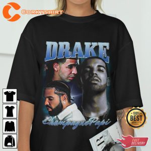 Drake Rapper Fan Trending Champion Papi Hip Hop T-shirt