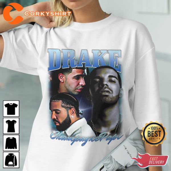 Drake Rapper Fan Trending Champion Papi Hip Hop T-shirt