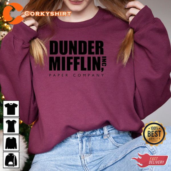 Dunder MifflinThe Office Inspired Funny Gifts for Office Fans Classic T-Shirt