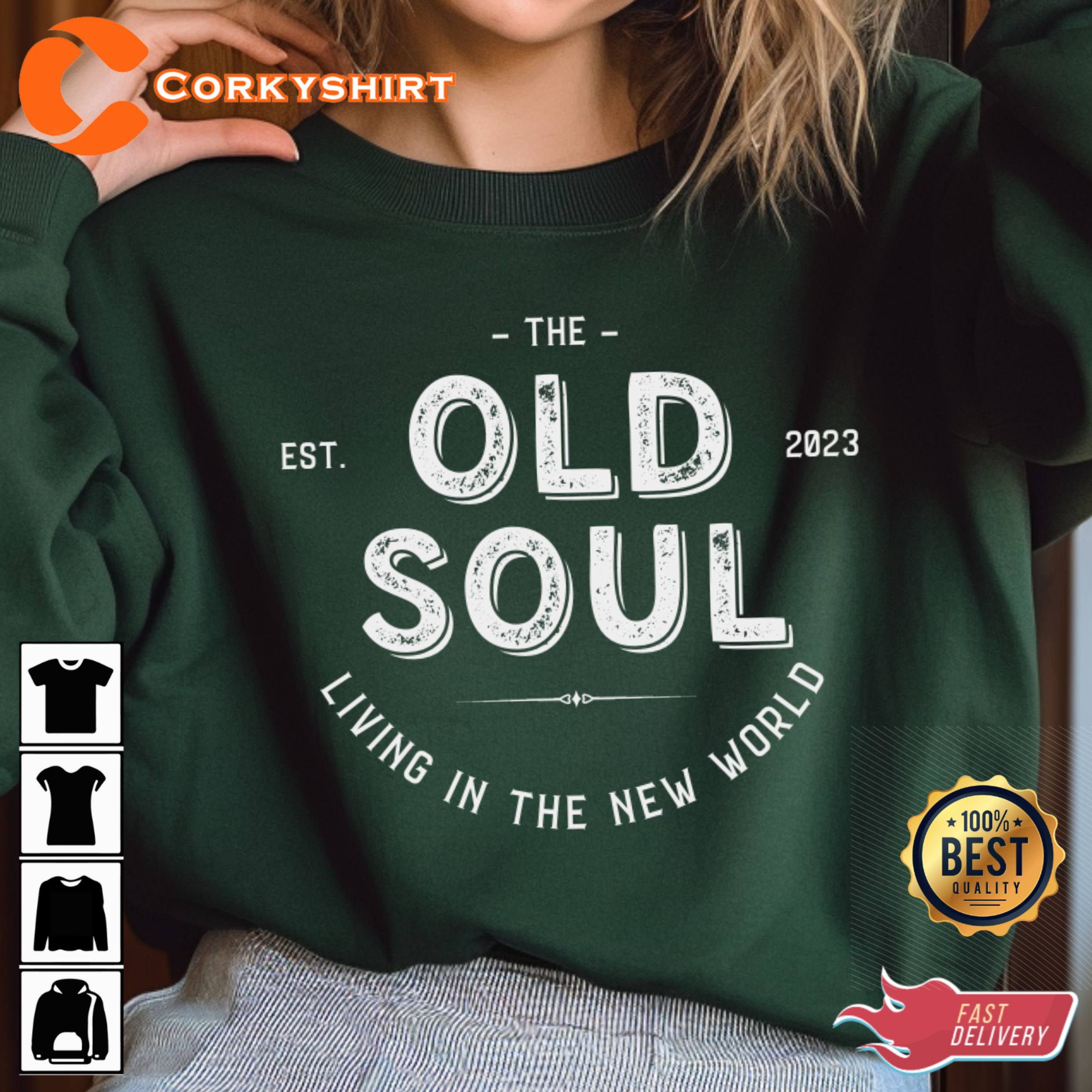 EST 2023 The Old Soul Rich Men North Of Richmond Country Music Oliver T-Shirt