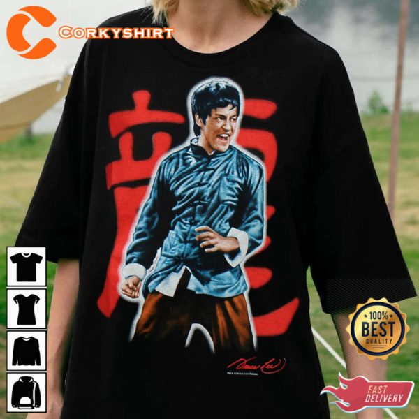 Enter The Dragon Jeet Kune Do Movie Bruce Lee Kungfu Master T-shirt