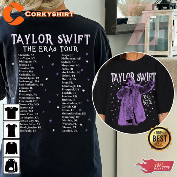 Eras Tour International Dates TS Eras Tour Merch Taylor Swiftie Outfit Ideas Unisex T-Shirt