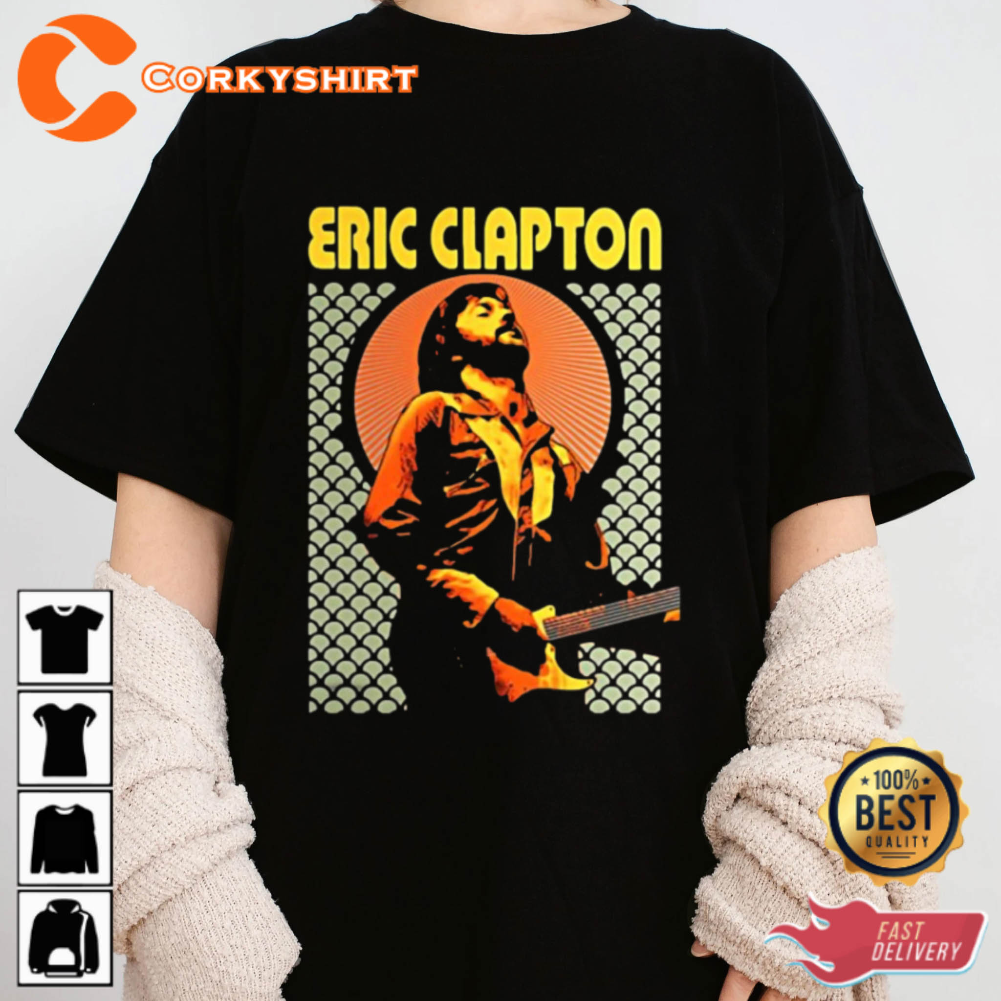 Eric Clapton 2023 Tour Shirt Fan Concert T-Shirt