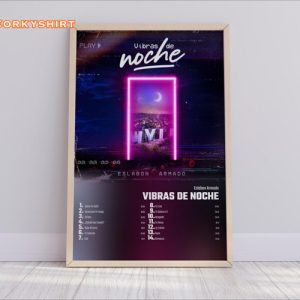 Eslabon Armado Vibras De Noche Album Cover Home Wall Art Poster
