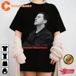 Farewell to Robbie Robertson A Legend Remembered Memorial T-Shirt