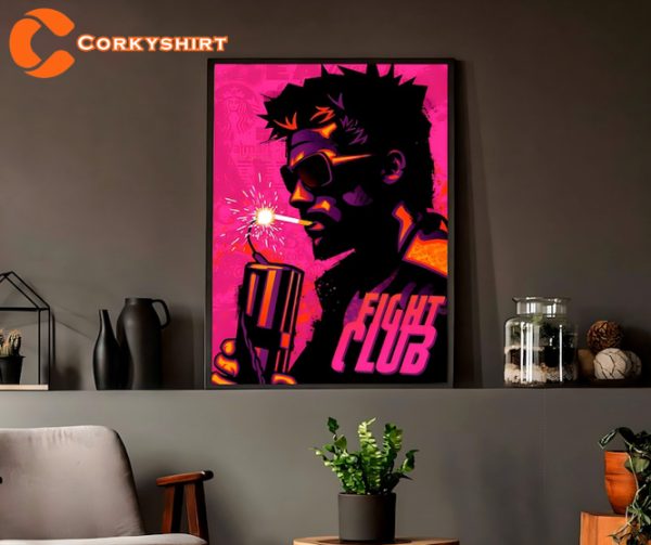 Fight Club Movie Canvas Decor for wall Poster