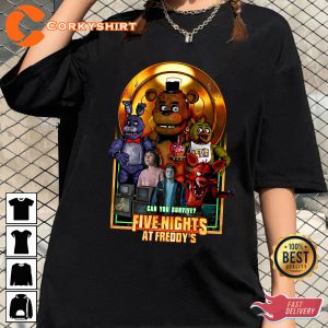 Five Nights At Freddys Movie 2023 Can You Survive Spooky T-Shirt