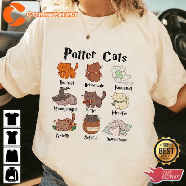 Funny Cats Sweashirt Gift For Birthday, Animal Lover T-Shirt