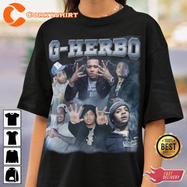 G Herbo Hiphop Machine E Group Fazolland Pistol P Project Rap T-Shirt