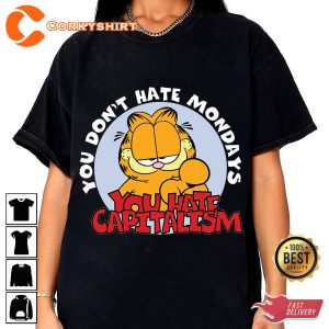 Garfield Mondays Funny Garfield Internet Meme Unisex T-Shirt