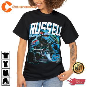 George Russell Formula 1 Racing F1 2023 Fan Gifts T-Shirt