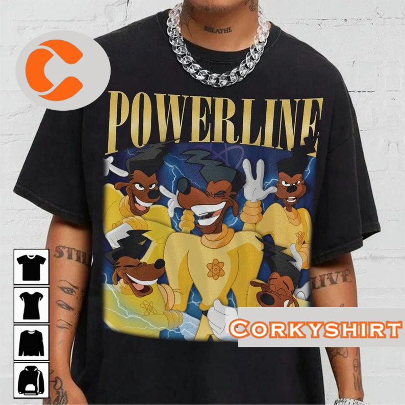 Goofy Movie Powerline Pop Star Idol Max Goof Unisex T-Shirt