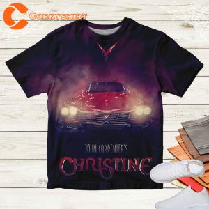 Halloween American Supernatural Horror Film Unisex T- shirt, Christine Horror Film Unisex Tee 3D T-Shirt