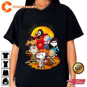Halloween Dog And Gang Charlie Peanuts Halloween Costume T-Shirt