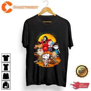 Halloween Dog And Gang Charlie Peanuts Halloween Costume T-Shirt