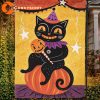 Halloween Pumpkin Sitter Home Decor Garden Flag