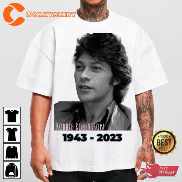 Harmonizing with Genius Robbie Robertson Memorial Tee