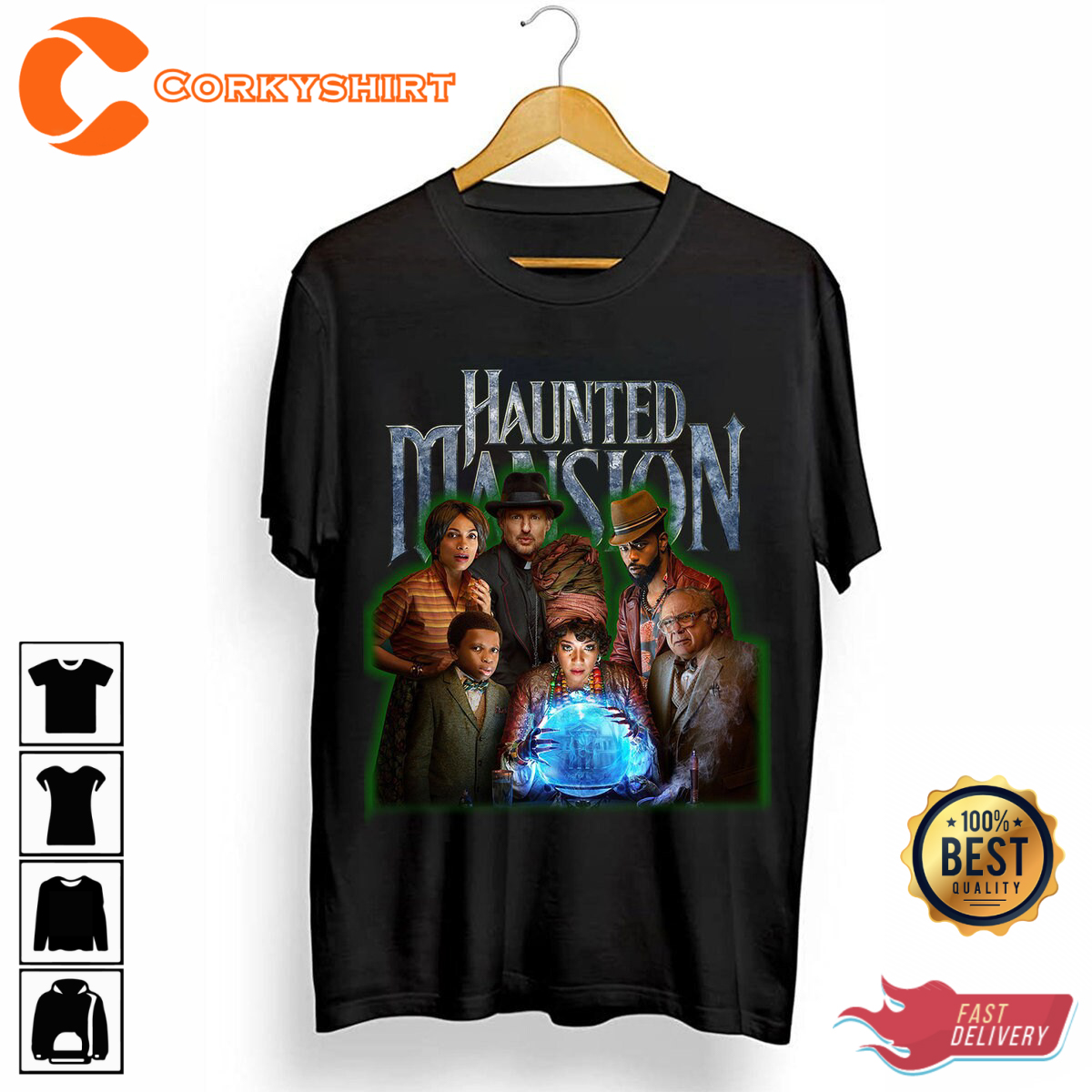 Haunted Mansion Disney Movie 2023 Halloween T-shirt