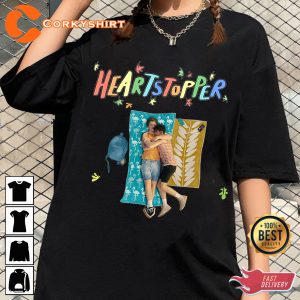 Heartstopper Series Leaves Nick And Charlie Movie T-Shirt