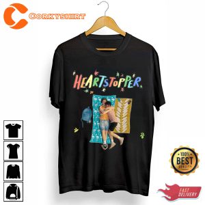 Heartstopper Series Leaves Nick And Charlie Movie T-Shirt