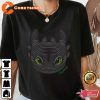 How To Train Your Dragon 3 Hidden World Toothless Big Portrait Face Cartoo Disney T-Shirt