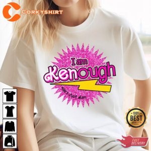 I Am Kenough Ryan Gosling Ken Barbie Movie Enthusiast T-Shirt