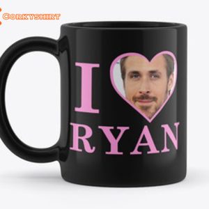 I Love Heart Ryan Gosling Celebrity Celeb Crush Coffee Tea Mug