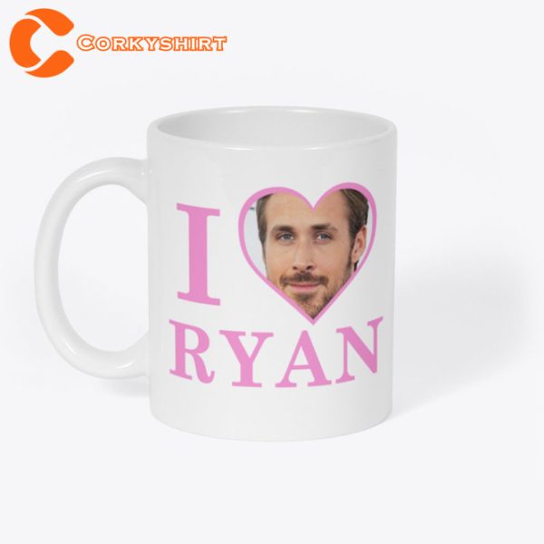 I Love Heart Ryan Gosling Celebrity Celeb Crush Coffee Tea Mug