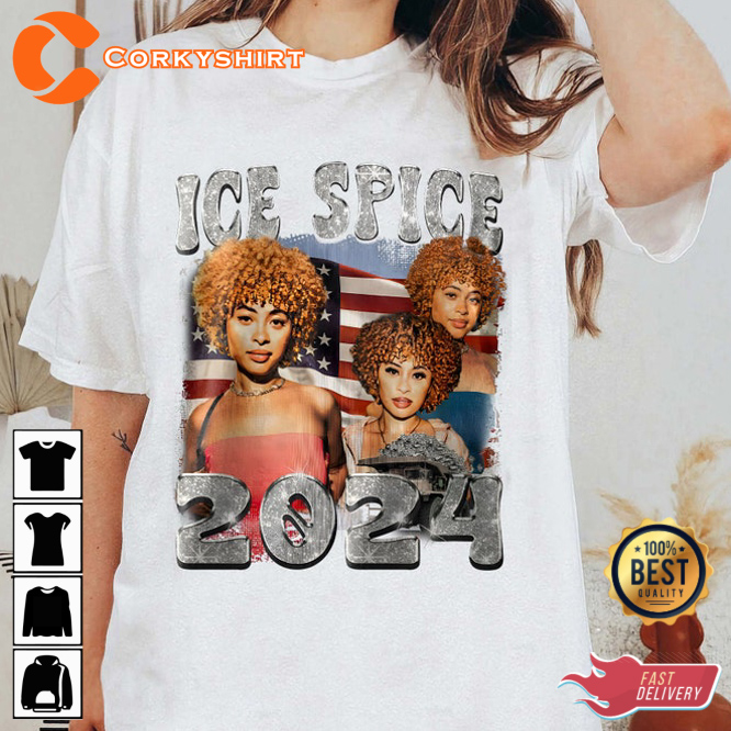 Ice Spice 2024 Design Love Rapper Gift For Fan T-Shirt