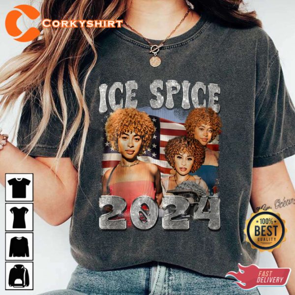 Ice Spice 2024 Design Love Rapper Gift For Fan T-Shirt