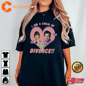 Im A Child Of Divorce Taylor Harry Fun Music Lover T-Shirt