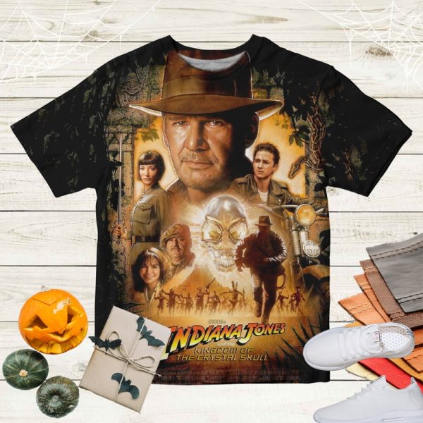 Indiana Jones and the Kingdom of the Crystal Skull T-Shirt, Indiana Jones Shirt Fan Gifts, Indiana Jones Shirt Merch