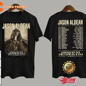 Jason Aldean Highway Desperado Tour 2023 Country Music Great Gift for Fans Concert T-Shirt