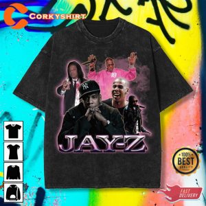 Jay Z Hip Hop Rap Legend Concert Gift Idea For Fans Music Rap T-Shirt