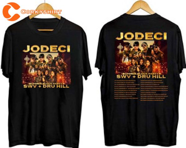 Jodeci Summer Block Party Tour 2023 Shirt, Jodeci 2023 Concert Shirt, Jodeci Fan Gift, Jodeci Band Fan Shirt