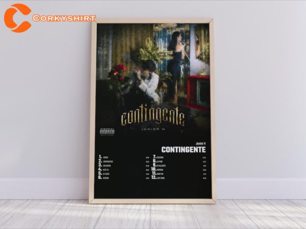 Junior H Contingente Album Cover Home Wall Art Poster