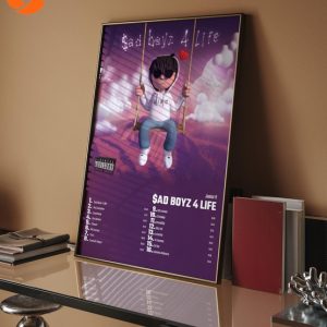 Junior H Sad Boyz 4 Life Album Cover Home Wall Art Poster