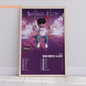 Junior H Sad Boyz 4 Life Album Cover Home Wall Art Poster