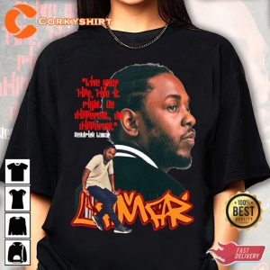 Kendrick Lamar Vintage Bootleg Inspired Fan T-Shirt