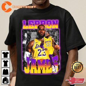 LeBron James 23 Los Angeles Lakers LeBron Basketball T-Shirt